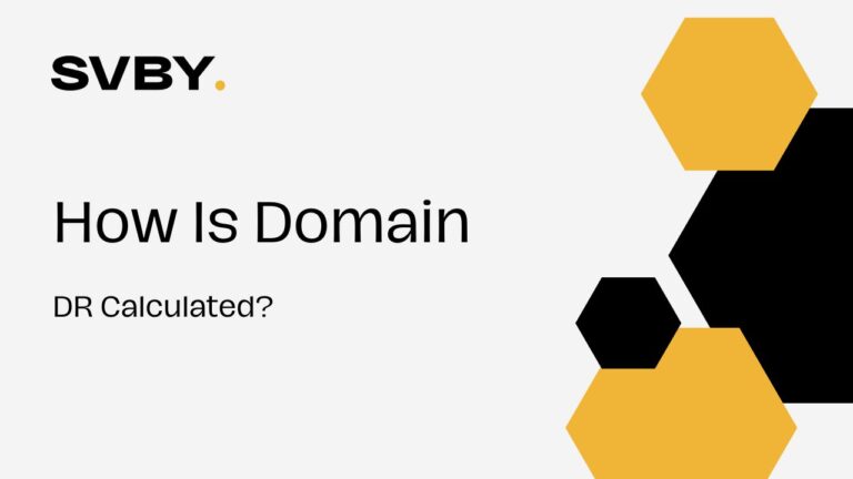 How Is Domain DR Calculated?